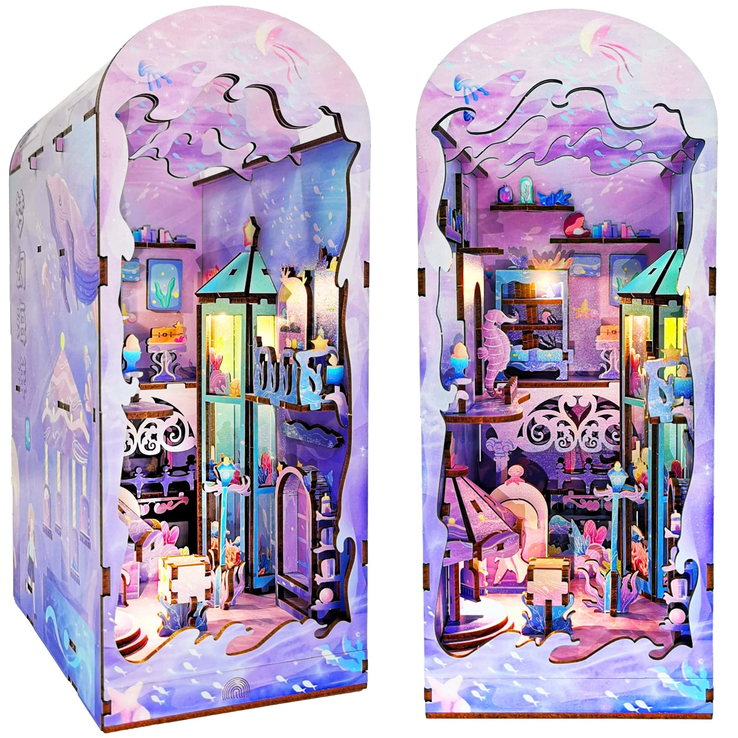 Roroom DIY Book Nook Kit - Dream Ocean 1/32