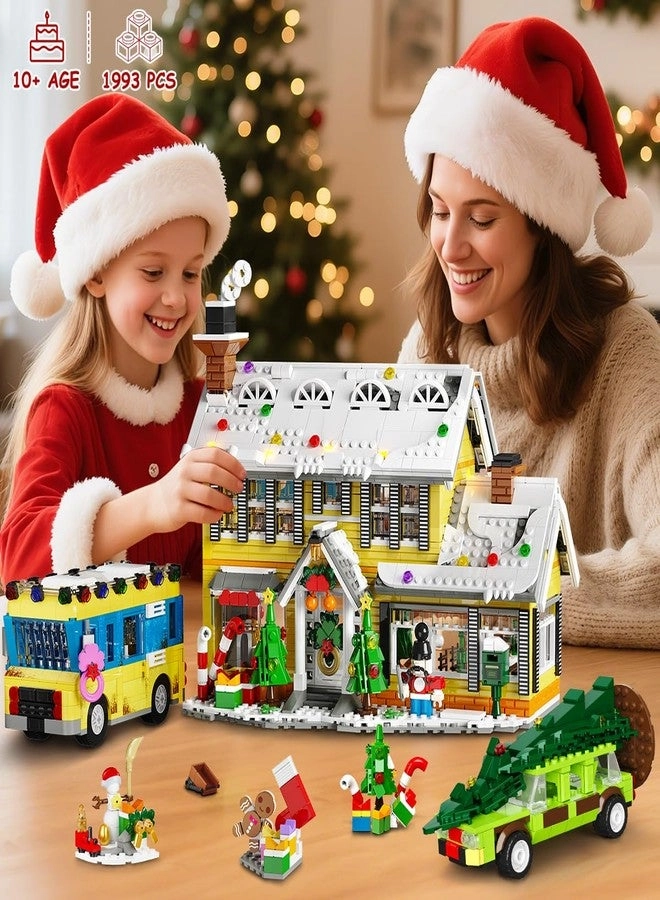 Gingerbread House Village Building Set - 1993 pcs