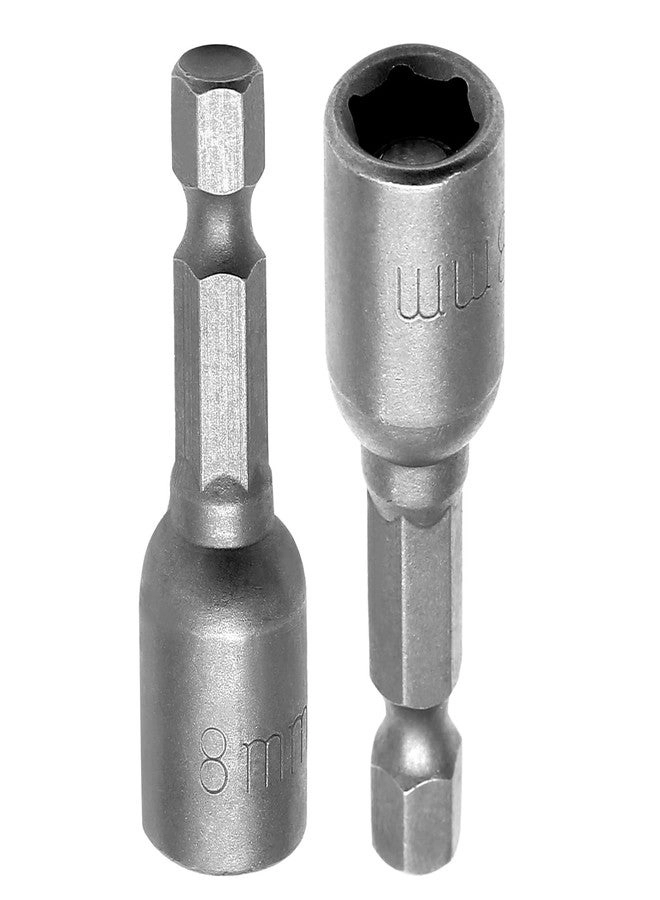 PHITUODA 1/4 Hex Magnetic Nut Driver - 8mm Quick Change 2-piece