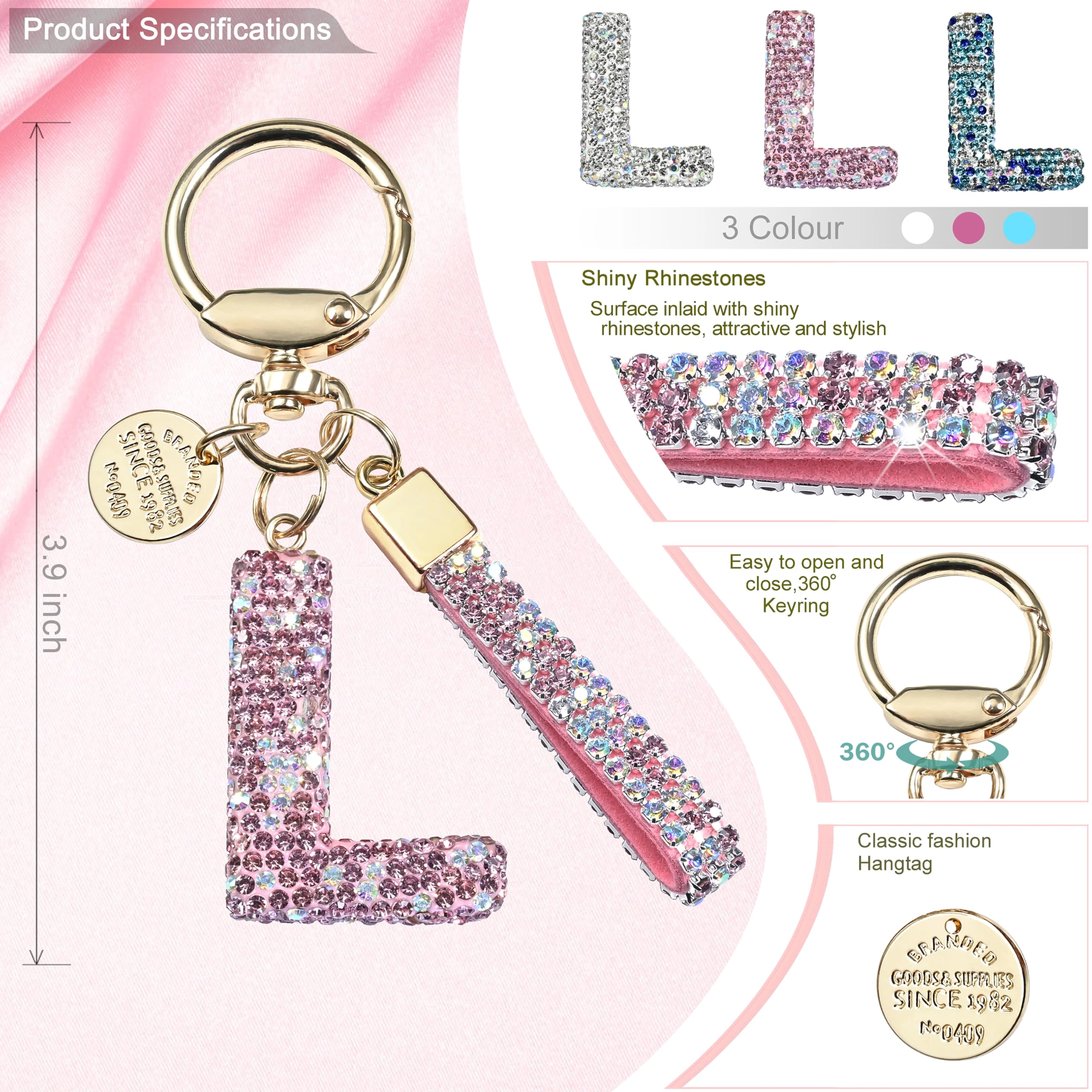 Initial Letter Keychain - Letter