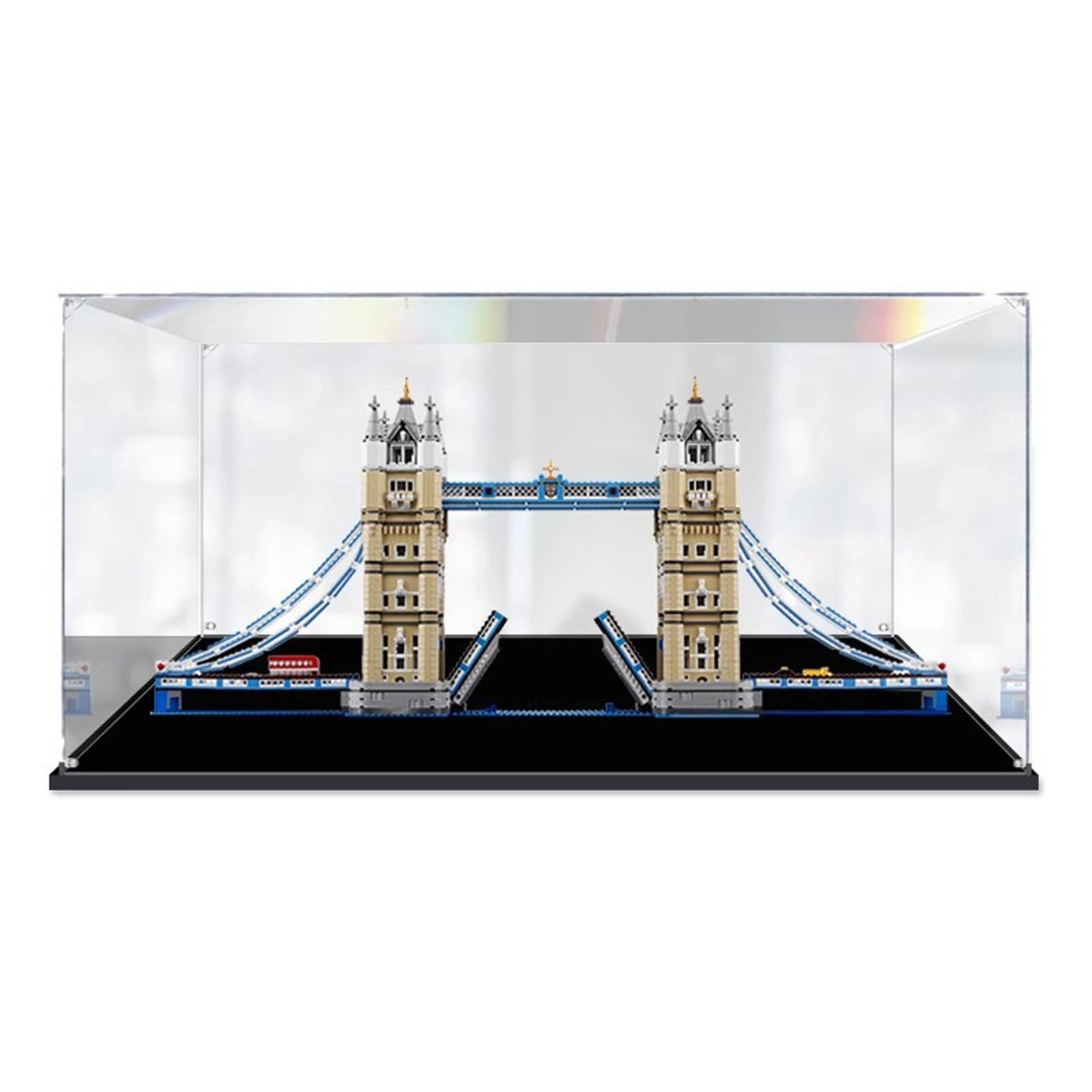 TIANQING Acrylic Display Case for LEGO 10214 Bridge