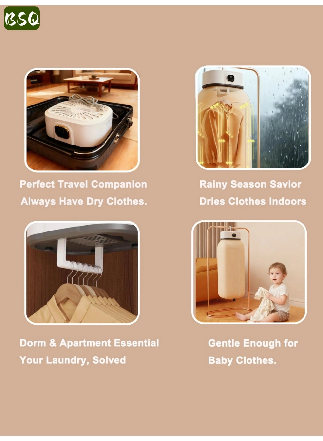 Portable clothes dryer