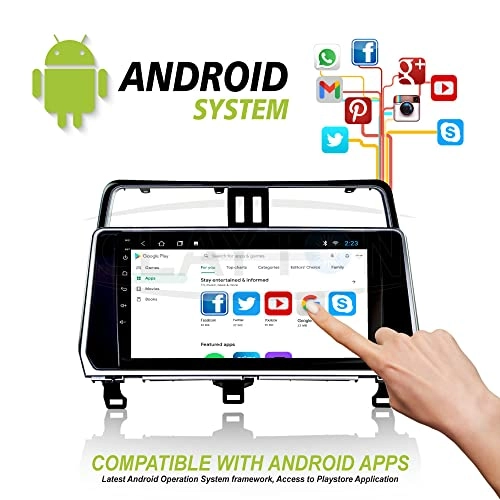 Car Stereo Screen For Toyota Prado - 10 Inches