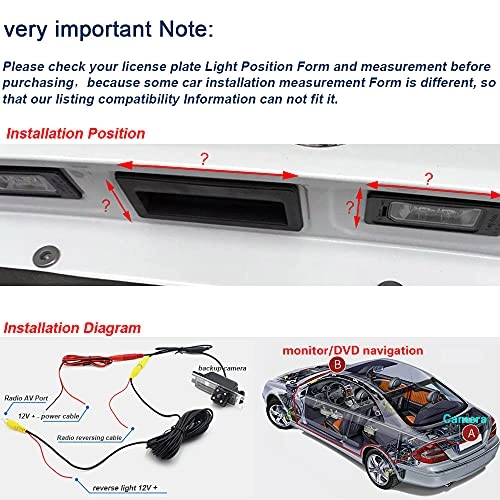 Rear View Camera - Night Vision Wired 1280 x 720 Pixel