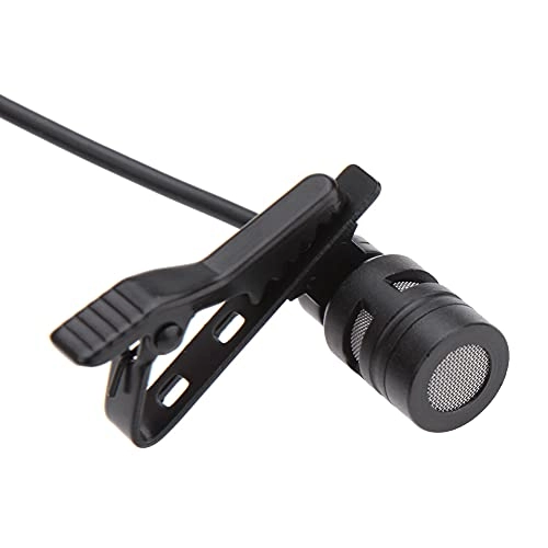 Mini Portable Clip-on Lapel Lavalier Condenser 3.5mm-Mini-Jack Microphone