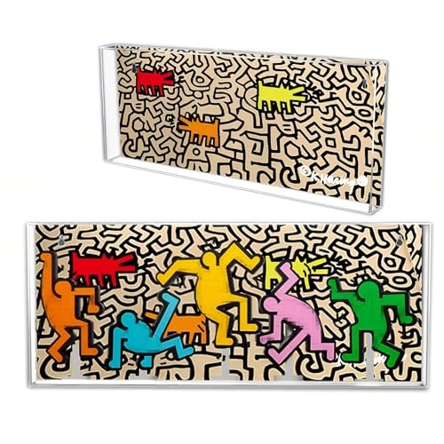 Acrylic Display Case for LEGO Dancing Villain Kit 31216 - Painting on the Back