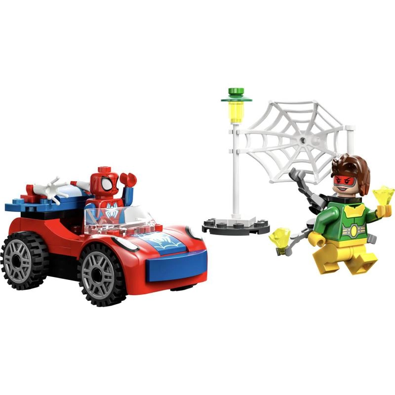 Marvel Spider-Man's Car and Doc Ock Set - Glow in the Dark 4+ Years