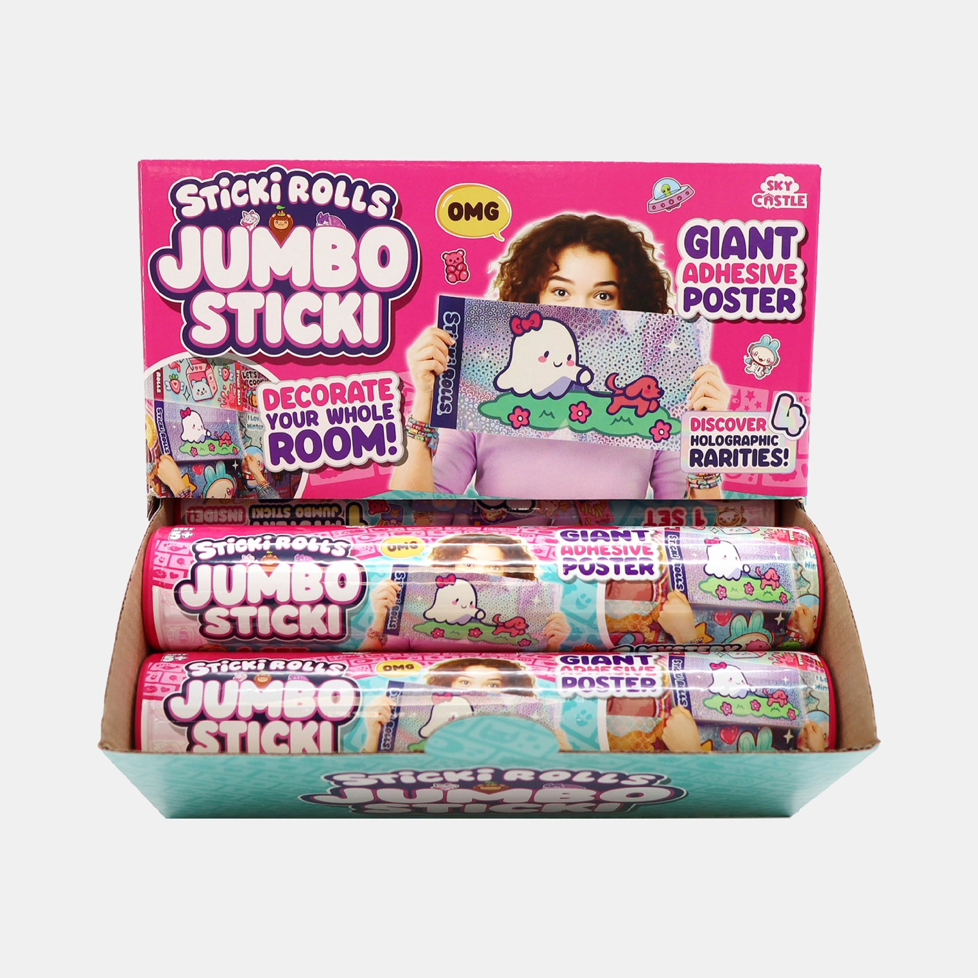 Sticki Rolls Cartoon Sticker Book 1 pcs