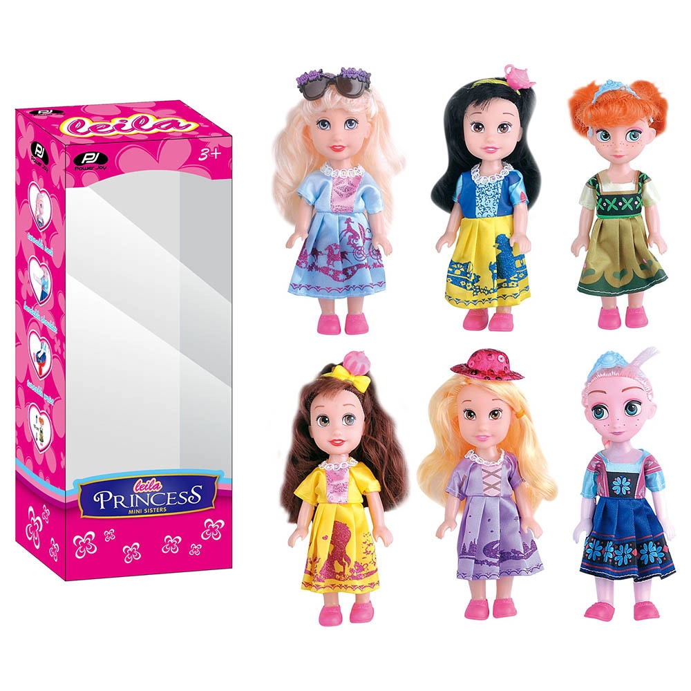 Power Joy Leila Princess Mini Sisters - 16cm Assorted Ages 3+