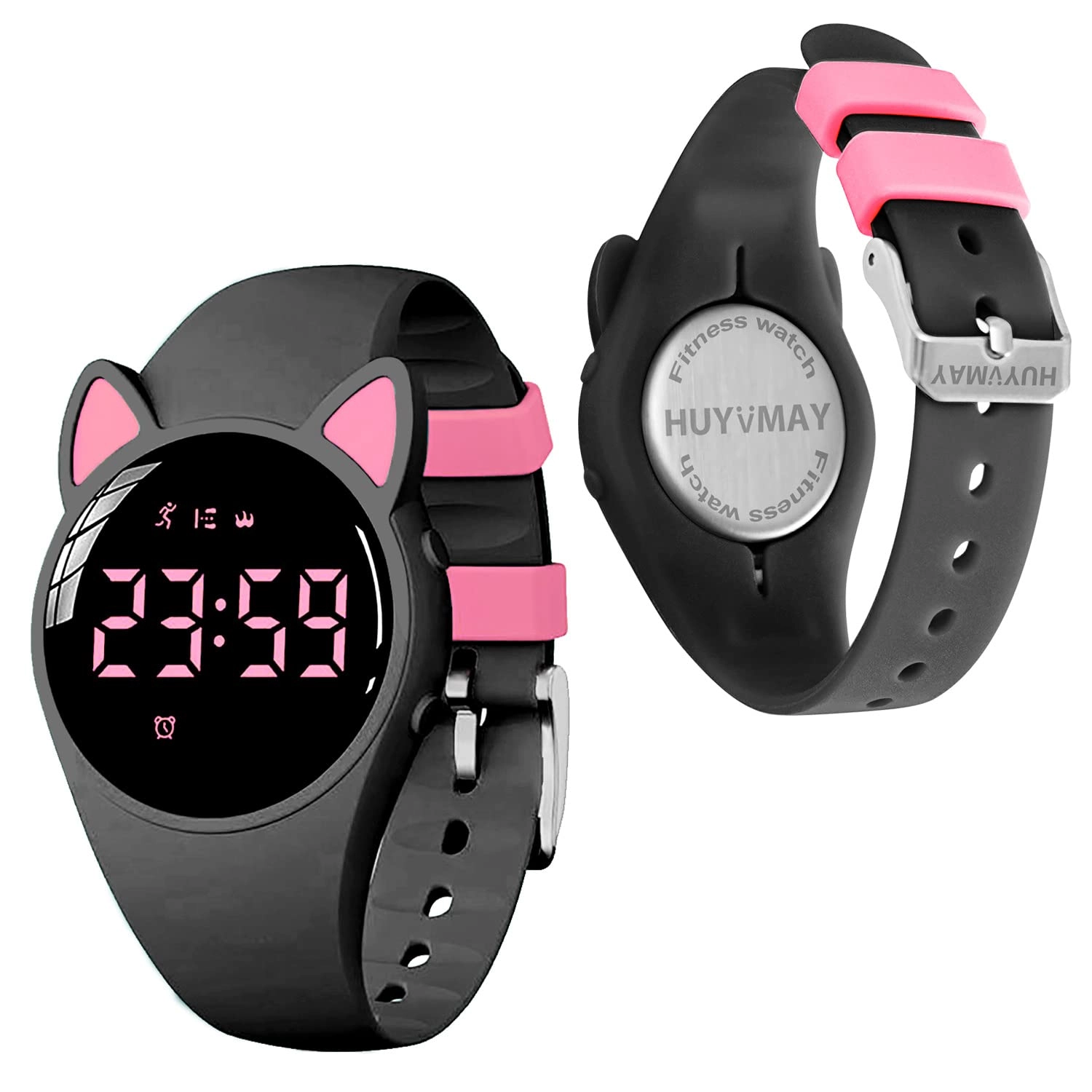 HUYVMAY Fitness Tracker Watch - IP68 Waterproof Pedometer