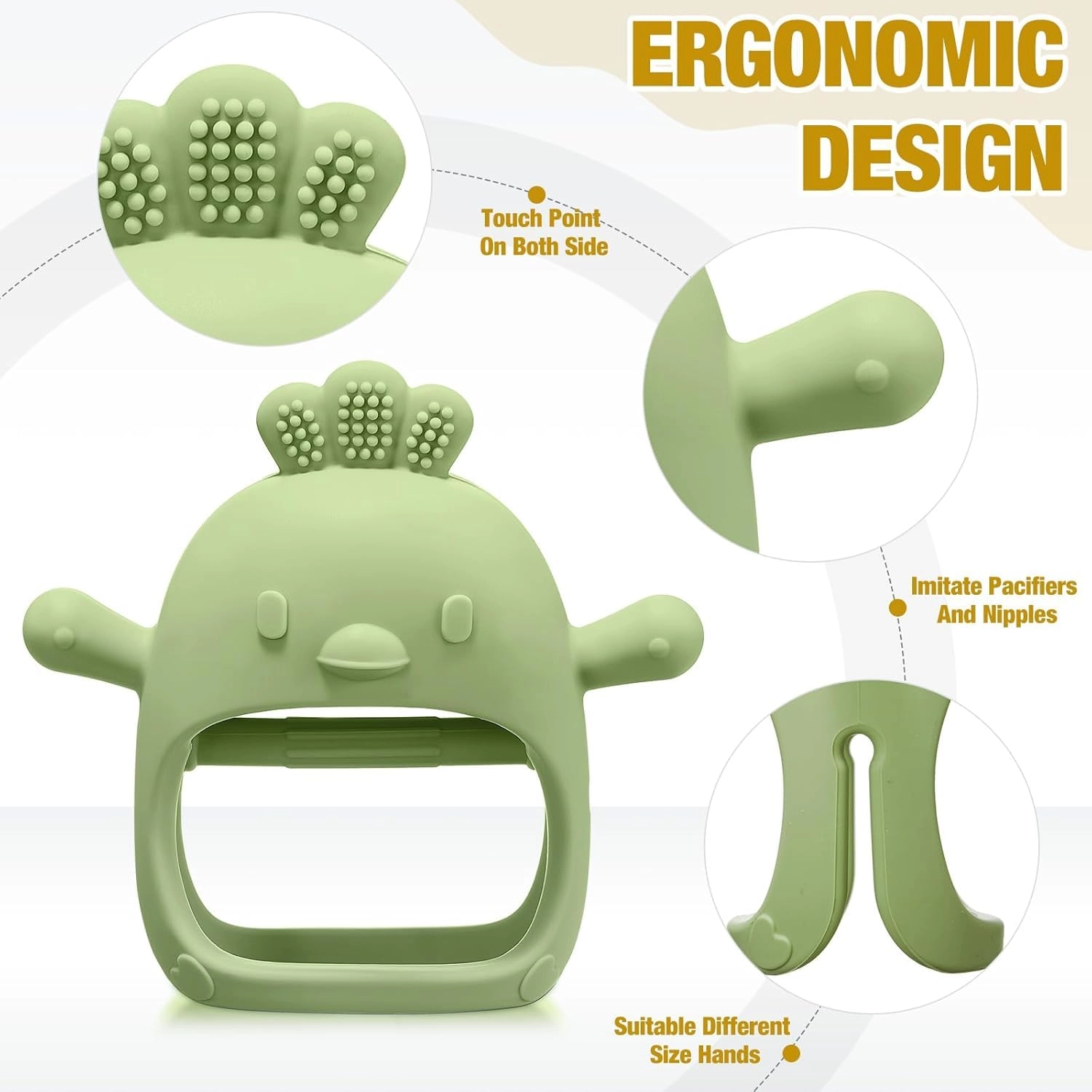 Teething Mittens - Silicone