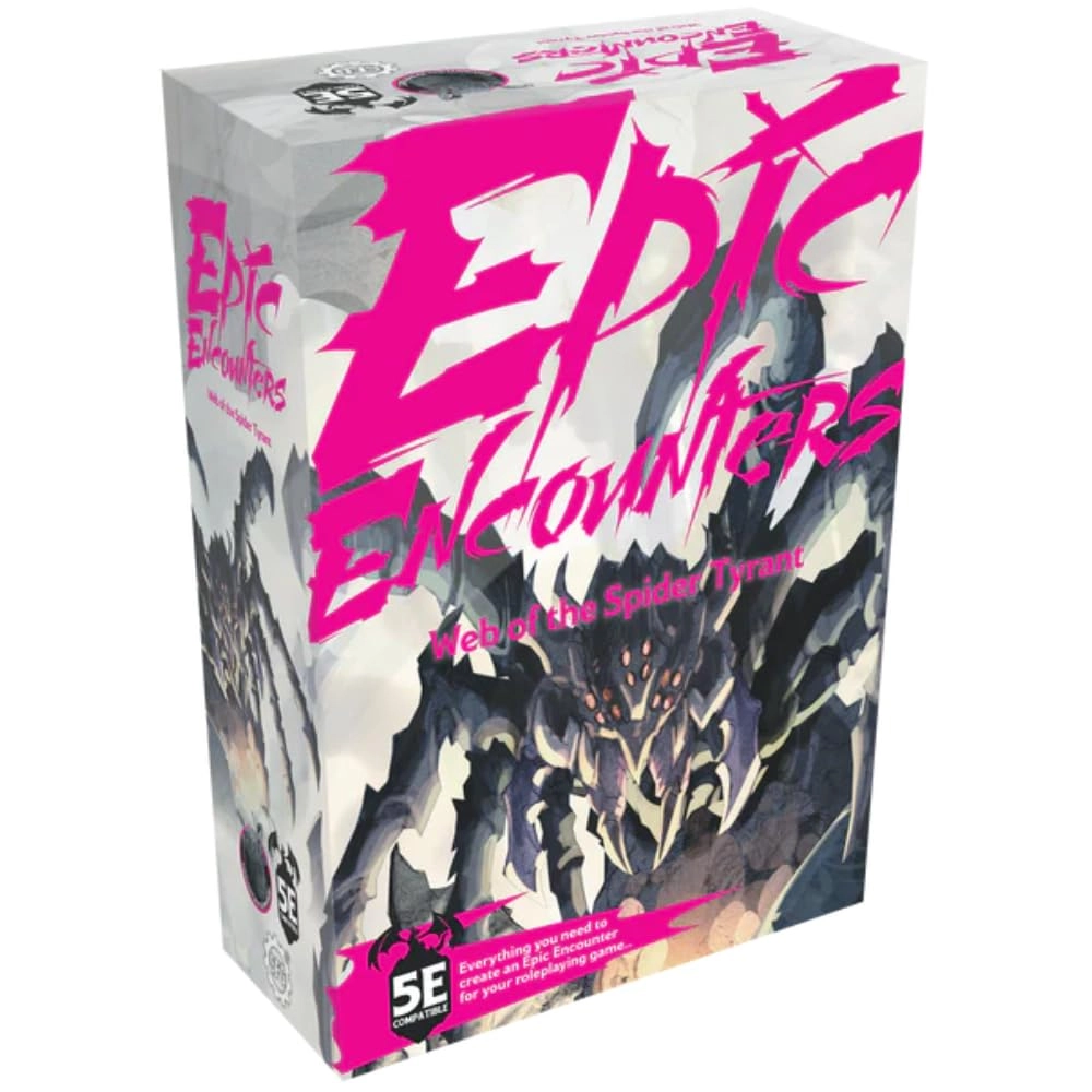 Steamforged Games Web of The Spider Tyrant - 100MM Base Unpainted Miniature Compatible with DND