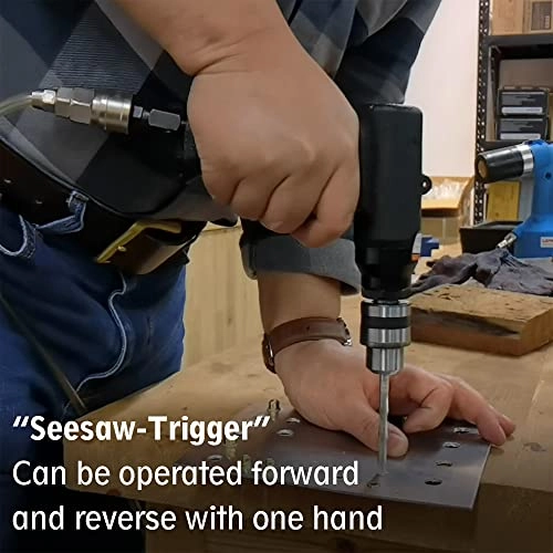 UW-D238-10 - 3/8 Reversible Drill Air Powered 1800 RPM