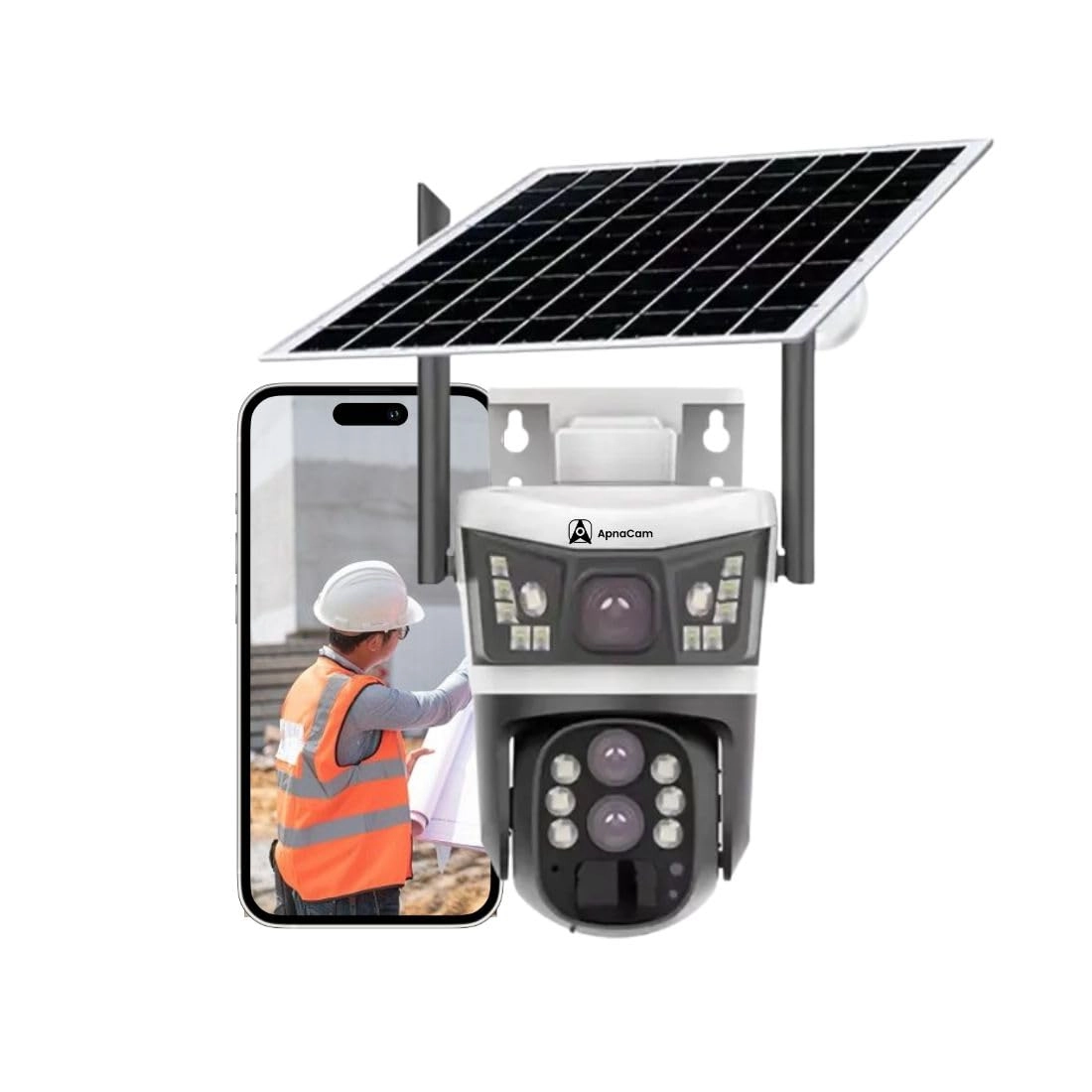 ApnaCam Security Camera,Support@apnacam.com (9599040422) AC_4G_SOLAR_10X_ZOOM_01