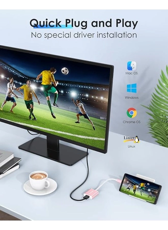 USB C to 4K HDMI Digital AV Adapter - 3840X2160@30Hz (4K UHD)