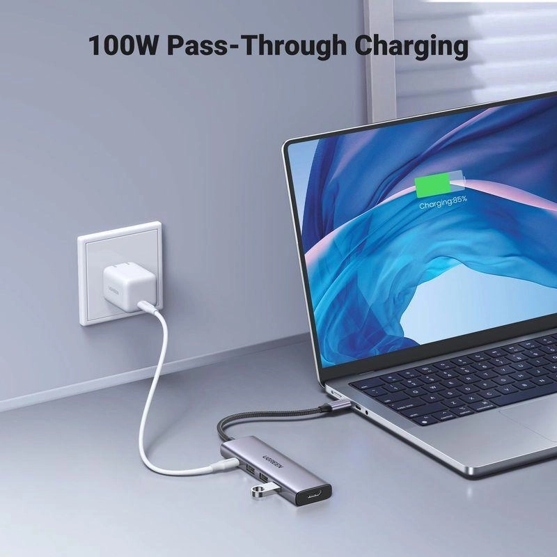 Ugreen 5-in-1 USB-C Hub - 4K30Hz 5Gbps 100W PD