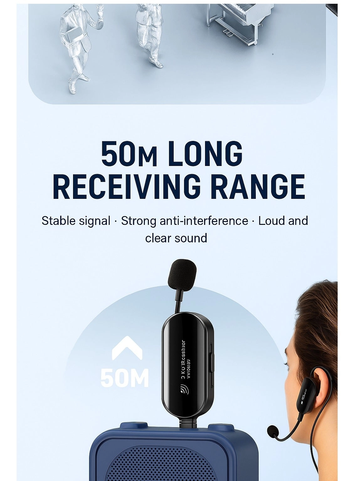 2.4G Wireless Headset Microphone