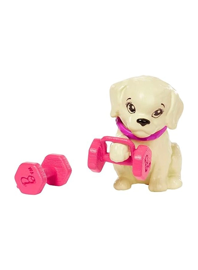 Barbie Doll - Puppy Workout Outfit Roller Skates