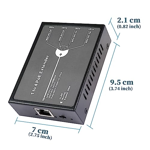 POE5004G-V2 - 48V 30W 4 IEEE802.3af/at/BT 10/100/1000Mbps 60W