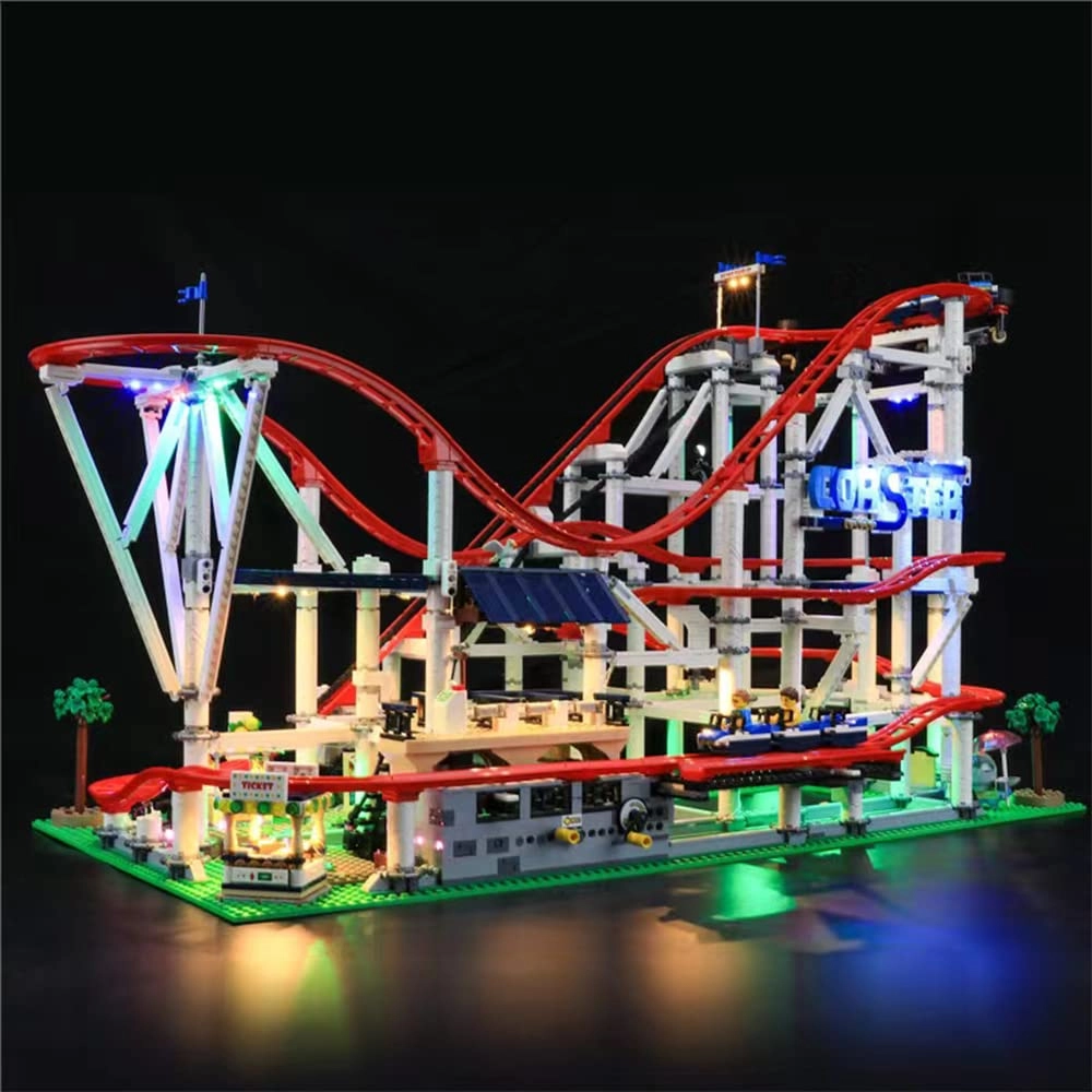 GEAMENT LED Light Kit for LEGO Roller Coaster 10261