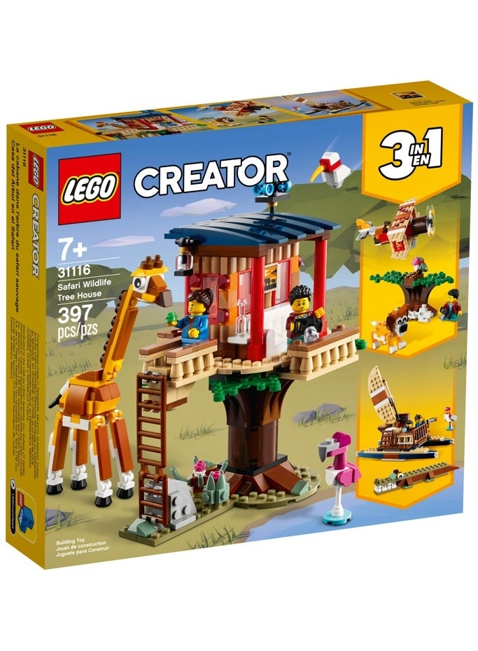 Creator 3in1 Safari Wildlife Tree House (31116)
