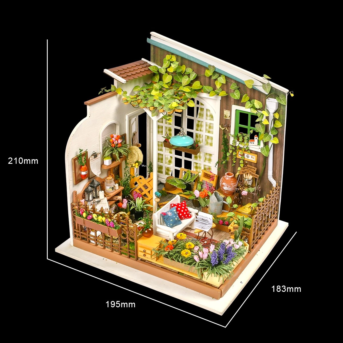 Mini Green House - Cathy's Flower House 1:24