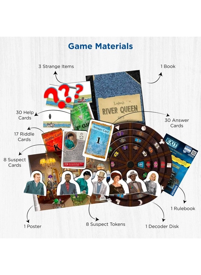 EXIT: Theft on The Mississippi - Escape Room Game Card-Based