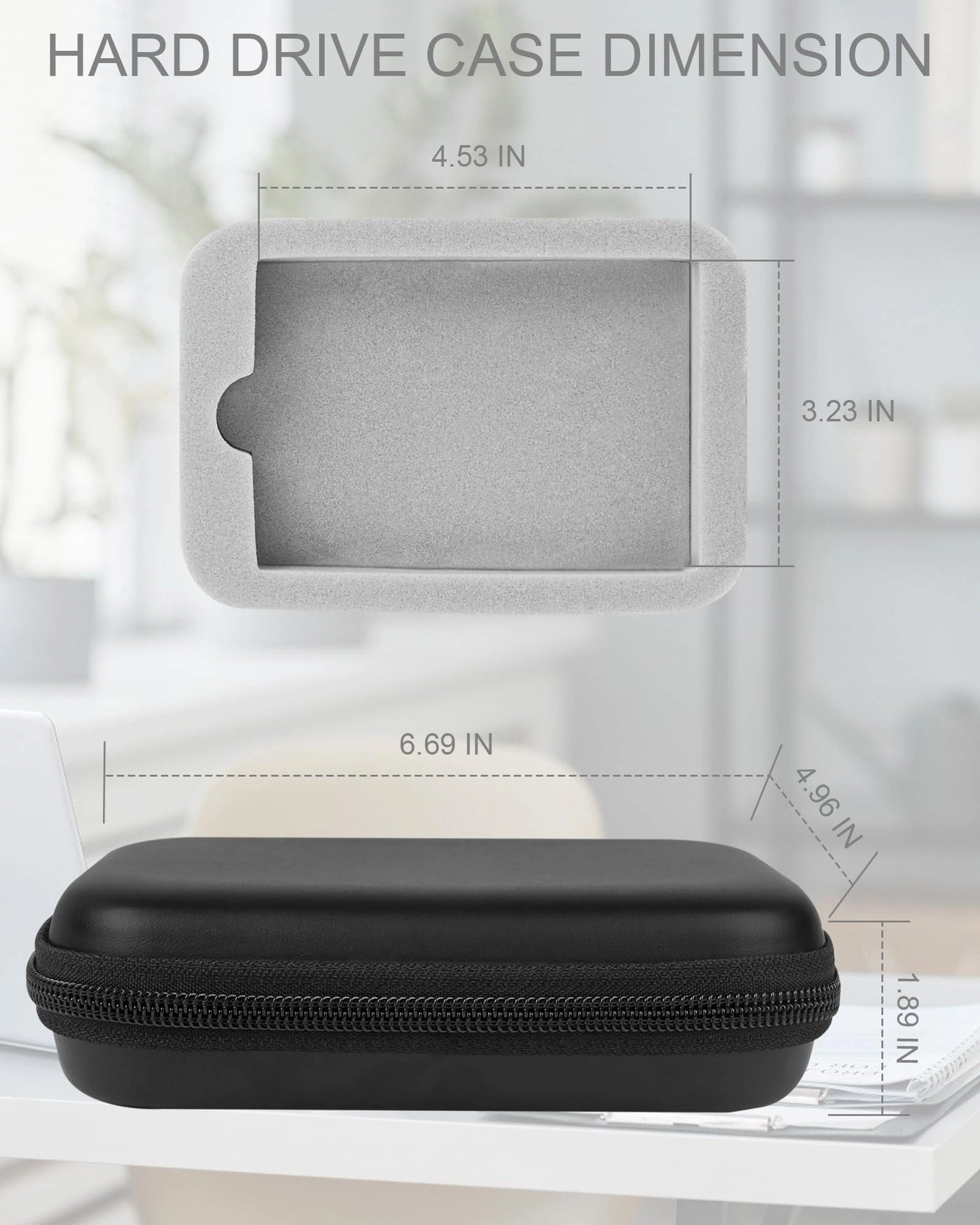 External Hard Drive Case - 1TB 2TB 4TB 5TB