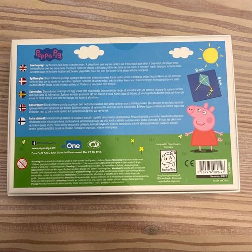Peppa Pig Memory Card Game - 3+ 36 pieces