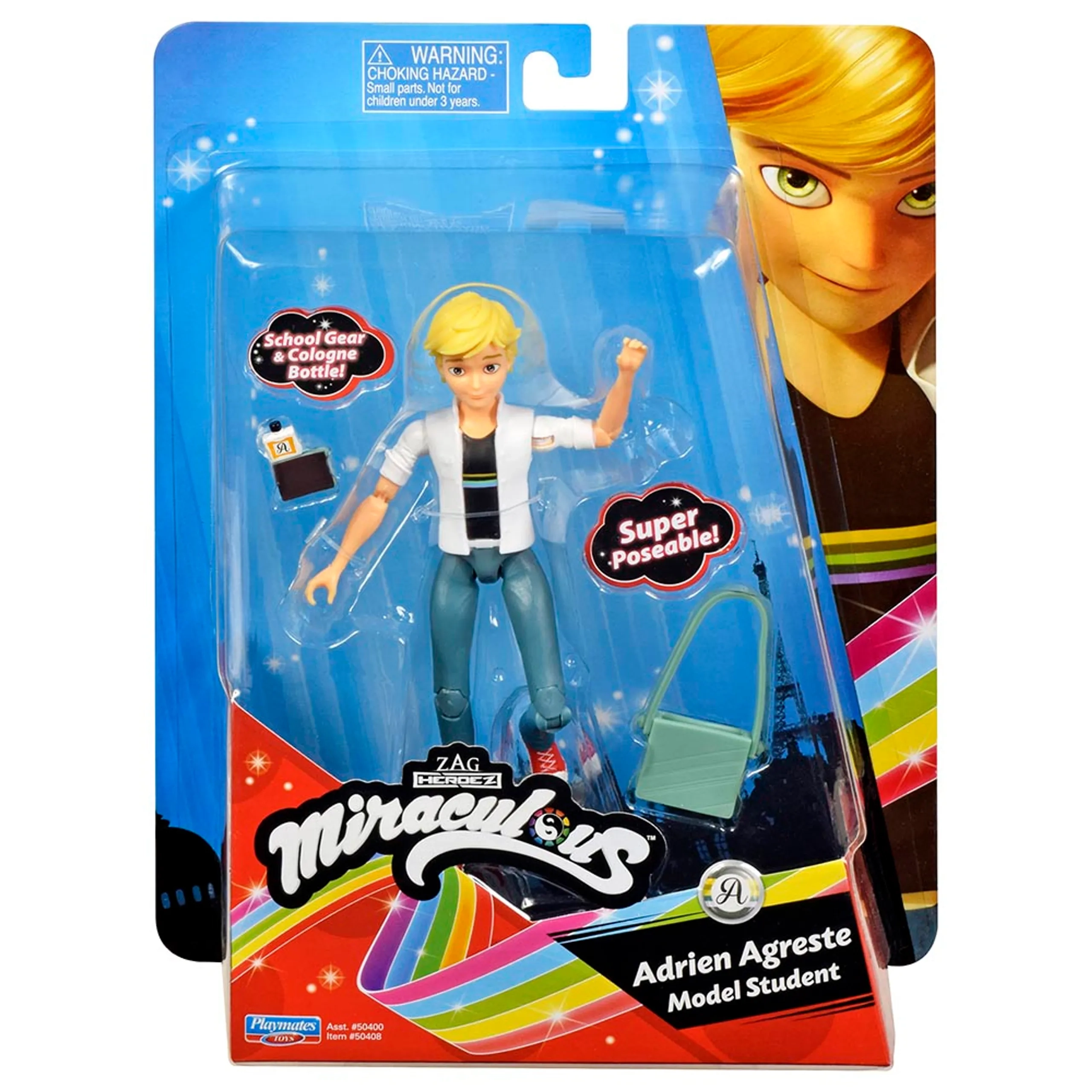 Adrien Agreste Small Doll - 12cm 15 points of articulation Ages 4+