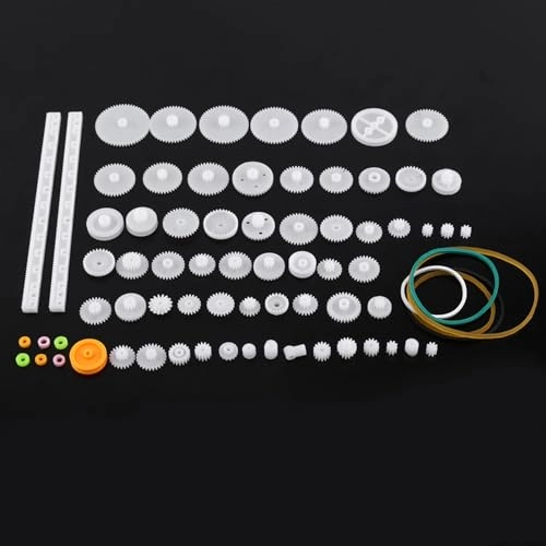 Plastic Gears Pulley Belt Kits - 75 kinds Gear kit 6 Set Options