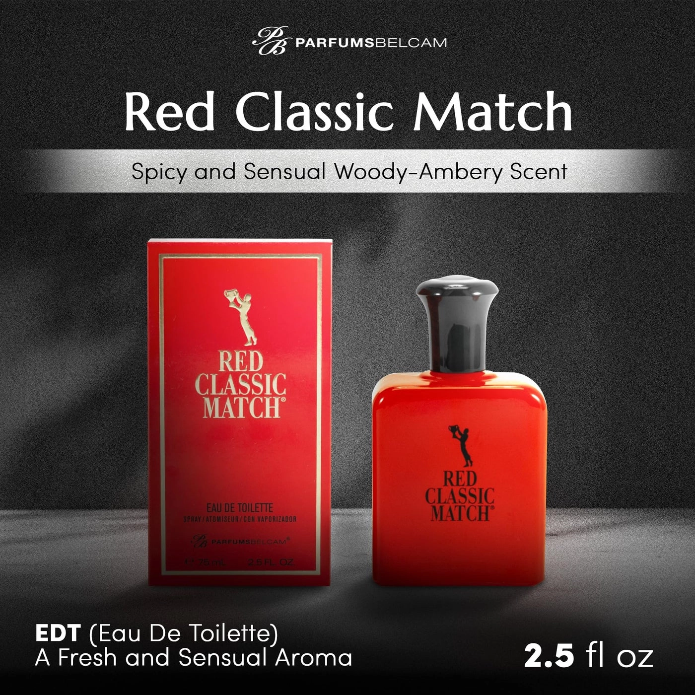 Red Classic Match Eau de Toilette 2.54 Fl Oz