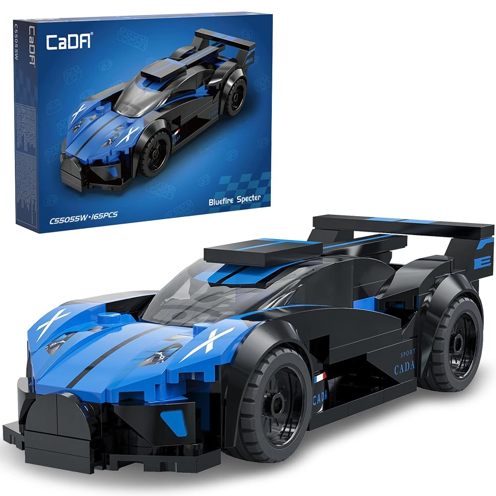 CaDA C55055W - Bluefire Specter Building Block Racing Car