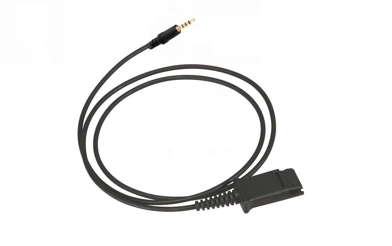 TruVoice 3.5mm to QD Adapter Cable - for Quick Disconnect Headsets
