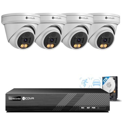 12MP Security Camera System - 4 8CH