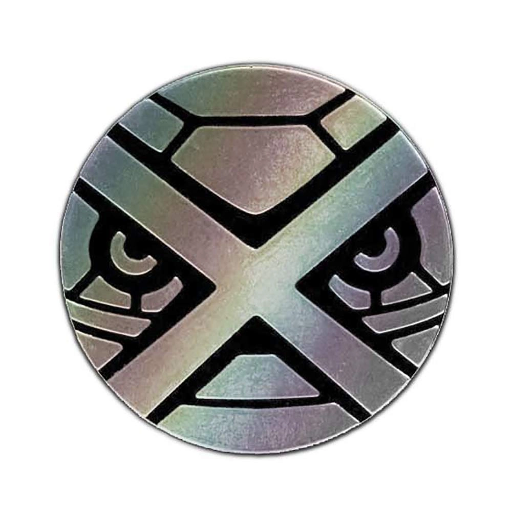 Pokémon Metagross Coin - Non-Prism Silver Large Size