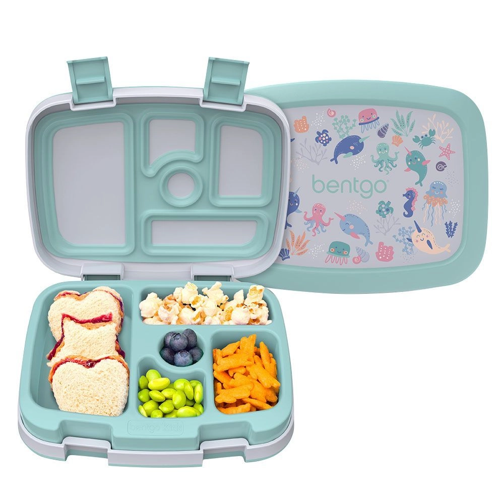 Bentgo Kids Prints 5 Compartment Lunchbox - Sea Life