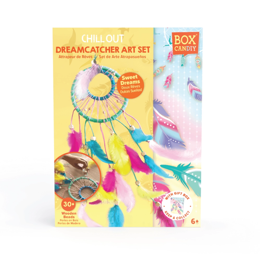 Box Candiy Chill Out Dream Catcher Art Set - 2 rings Ages 6+