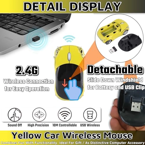 Car Mouse - USB, Wireless up to 10m