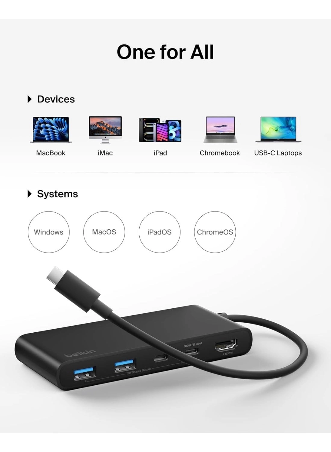 Multi-port Hub - USB-C