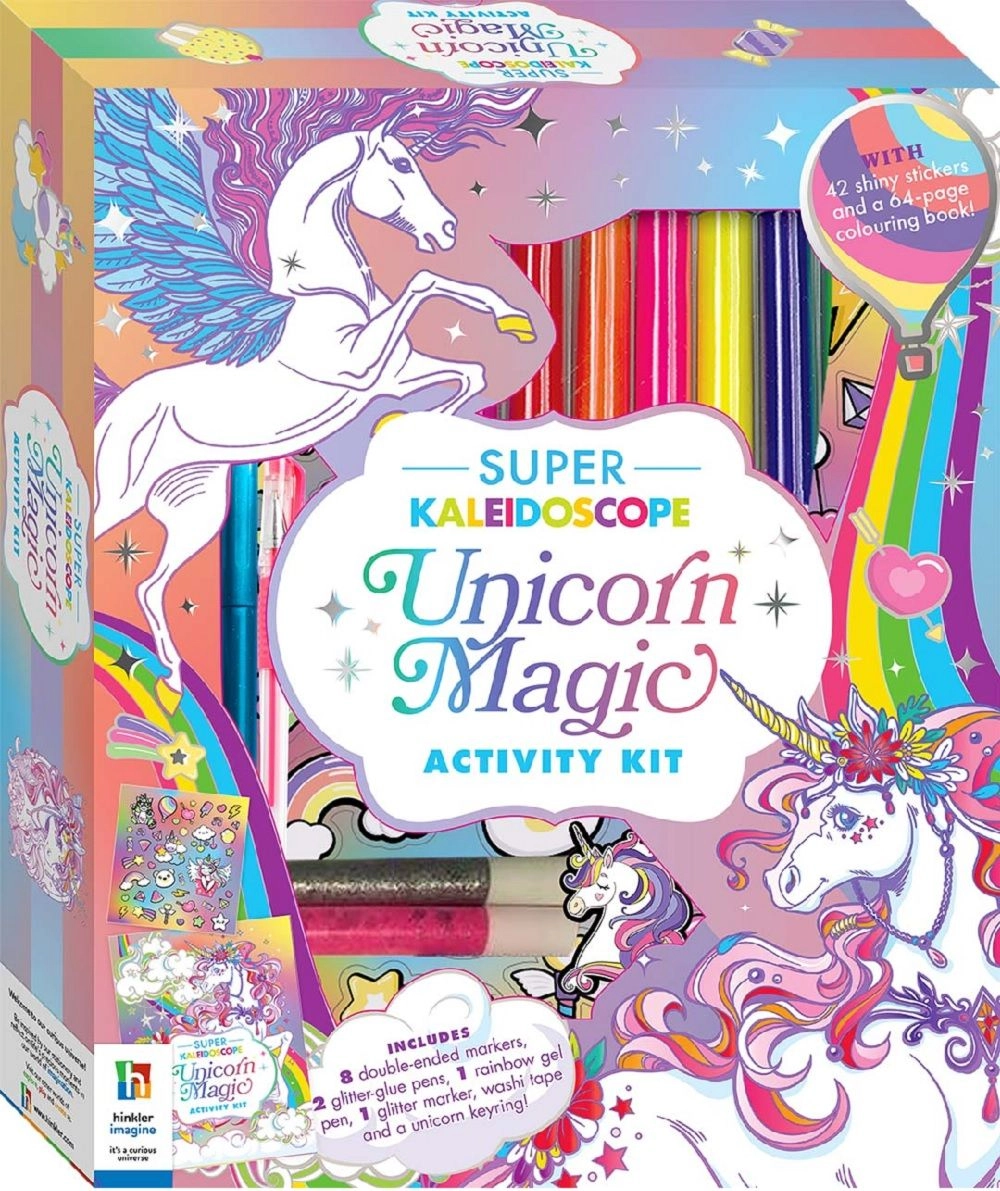 Hinkler Super Kaleidoscope Unicorn Magic Activity Kit - 6+ years