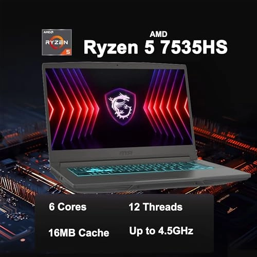 Thin A15 - 15.6'' Ryzen 5 7535HS 32GB DDR5 1TB SSD