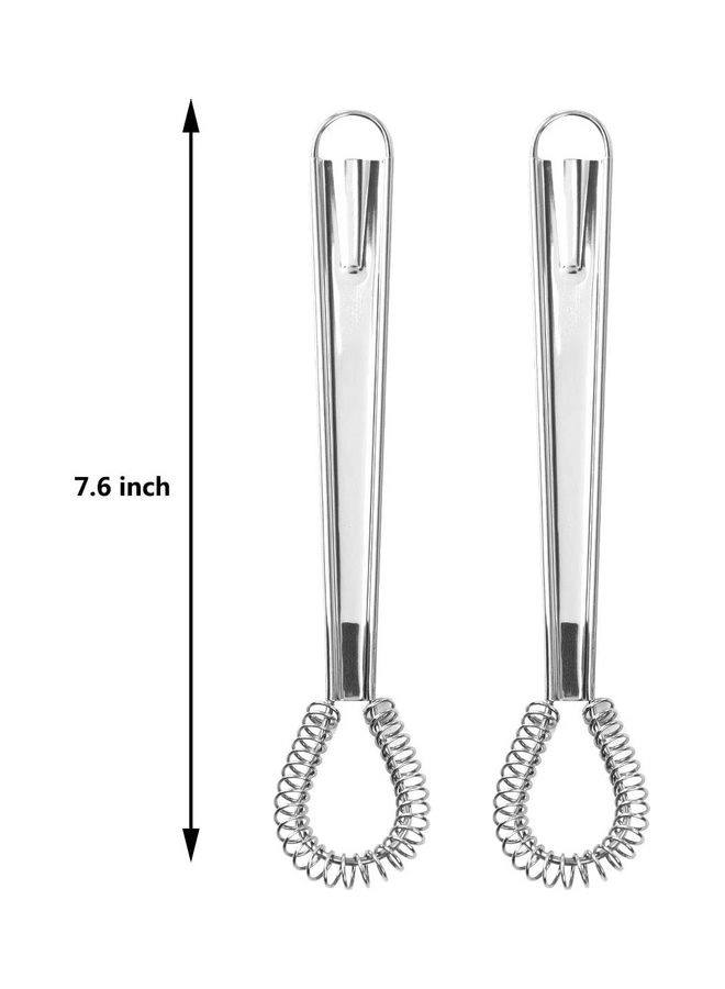 Mini Coffee Mixer - 2-Piece Stainless Steel