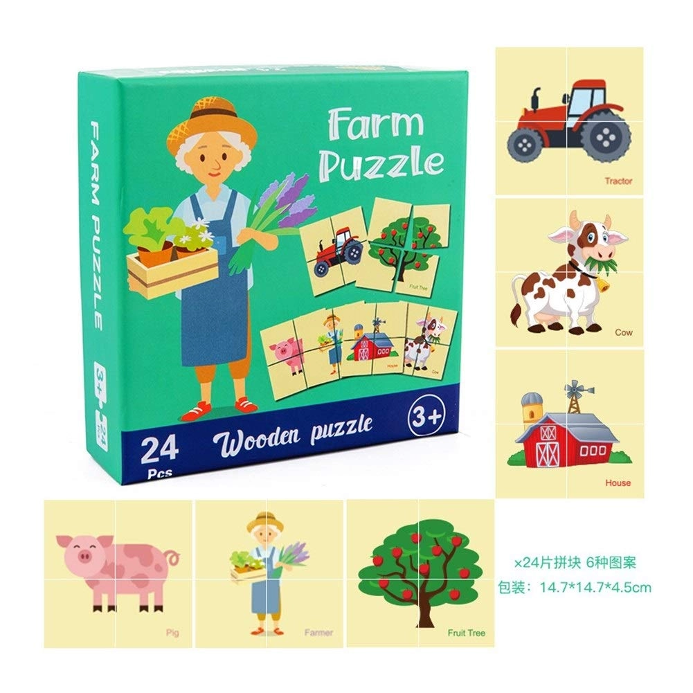 Big Piece Of Cognitive Puzzles - 3 years and up 24 pieces