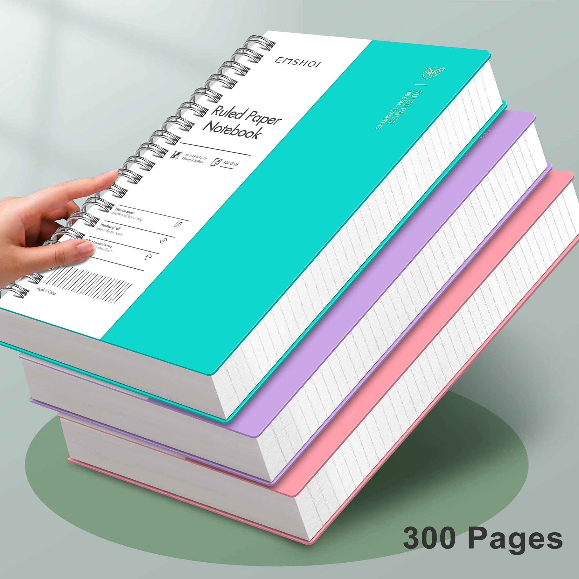 Notebook B5 Spiral - Lined 150 Sheets