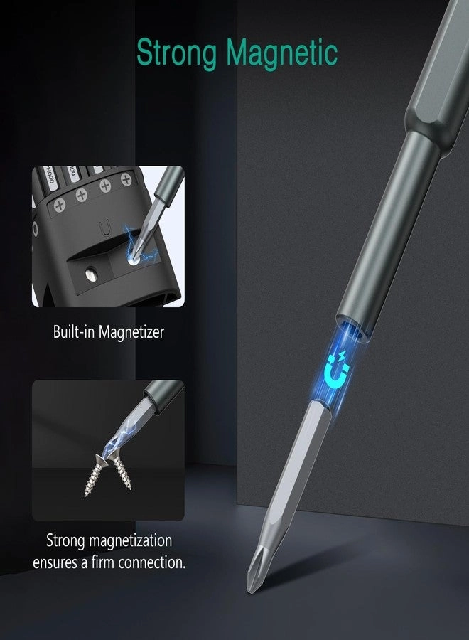 Precision Magnetic Multi-Bit Screwdriver Set (46 Pcs)