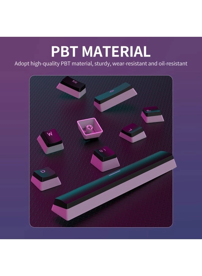 Pudding Keycap Set - PBT 108 Keys White