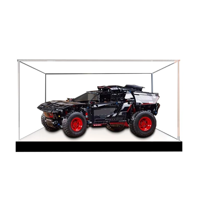 Display Case (42160) - Transparent Acrylic White Bottom