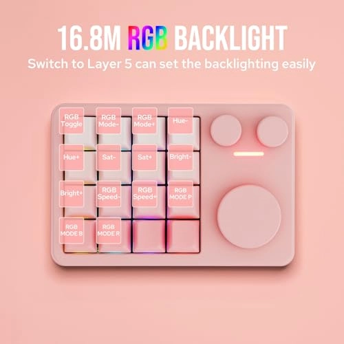 Cybrix 16 - 16 Keys 3 Knobs Hot-Swappable Type-C Wired