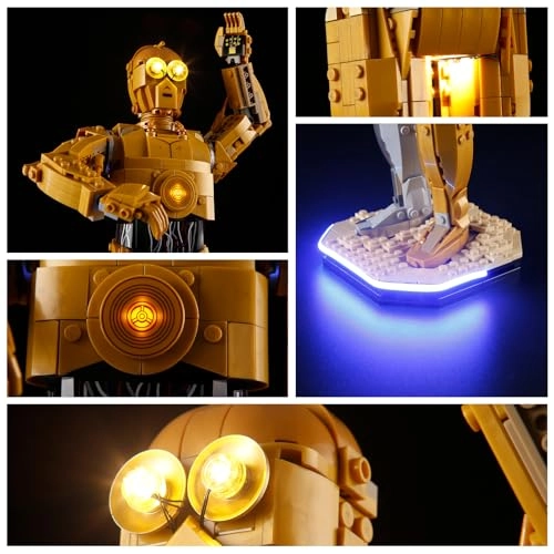 LED Light for LEGO Star Wars C-3PO 75398